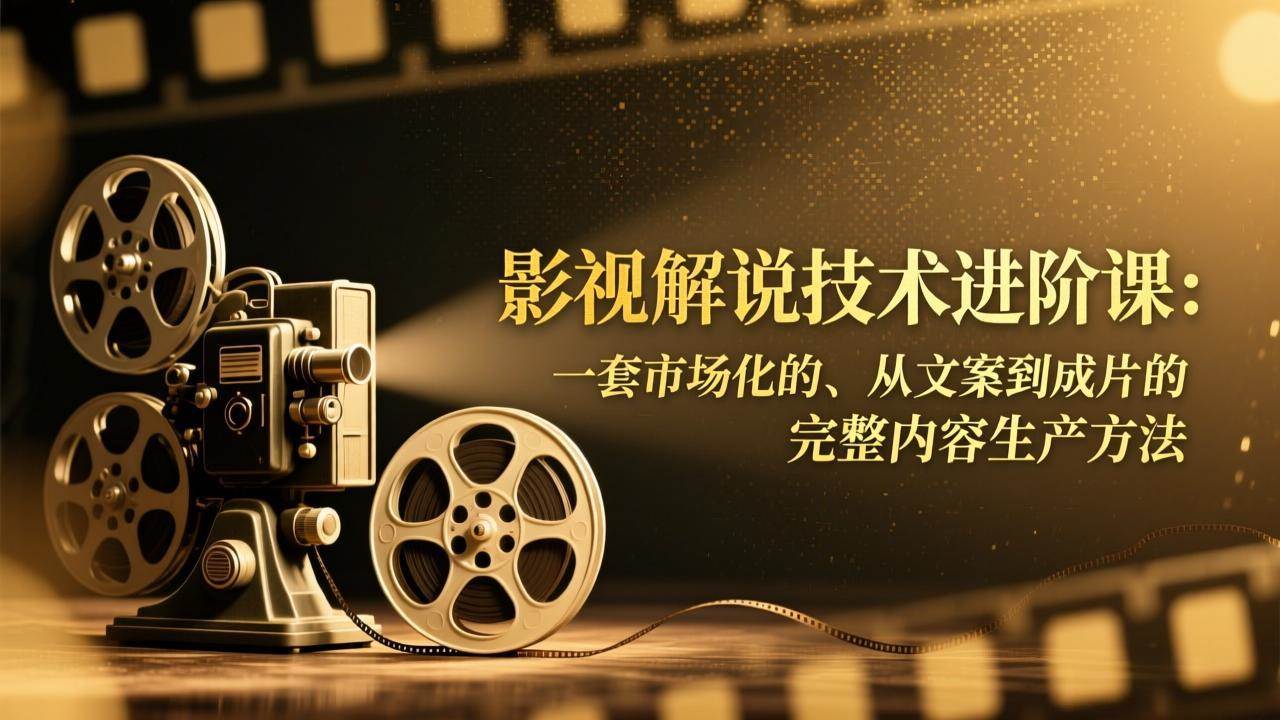 （17185期）影视解说技术进阶课：一套市场化的、从文案到成片的完整内容生产方法9-enhui99