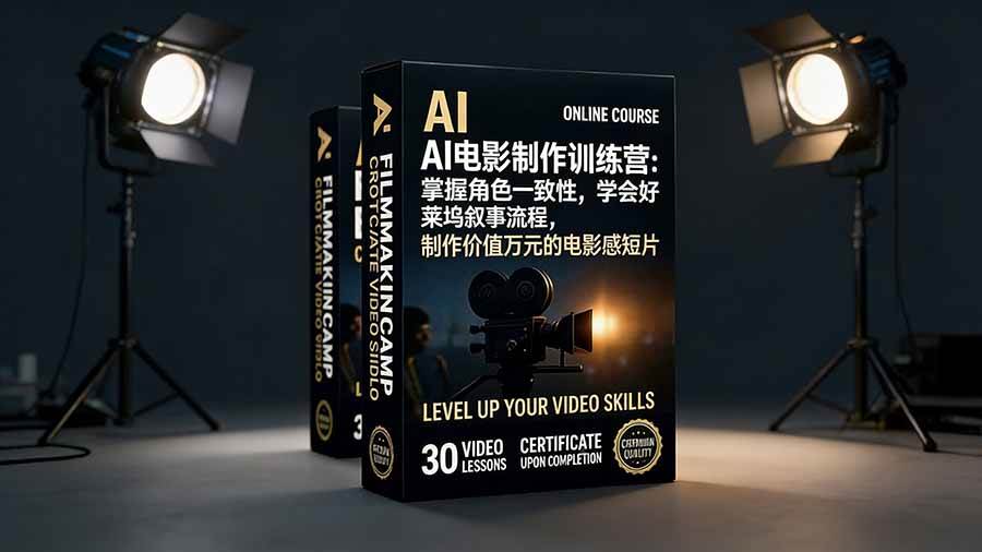 （17223期）AI电影制作训练营：掌握角色一致性，学会好莱坞叙事流程，制作价值万元的电影感短片9-enhui99