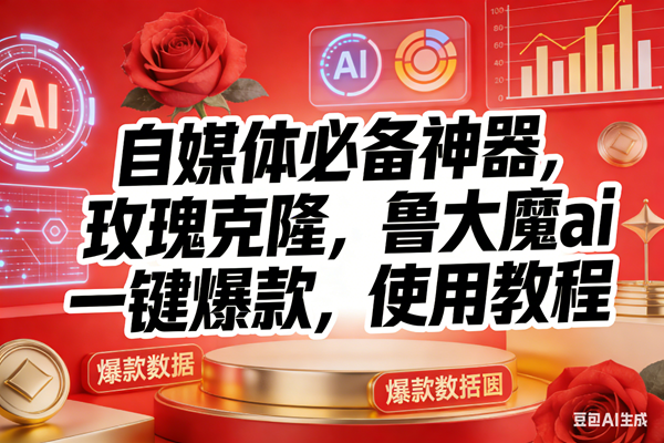 图片[1]9-（17225期）玫瑰克隆神器，ai鲁大魔，自媒体必备工具，一键爆款神器，详细教程。9-enhui99