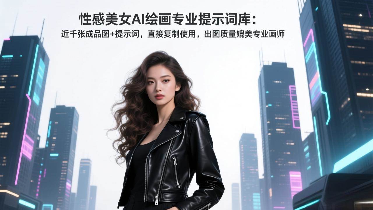 图片[1]9-（17262期）性感美女AI绘画专业提示词库：近千张成品图+提示词，直接复制使用，出图质量媲美专业画师9-enhui99