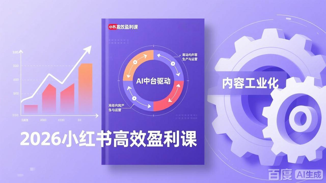 (17291期)2026小红书高效盈利课,流量双引擎+内容工业化+AI中台驱动,构建可复制的千万级营收模型9-enhui99