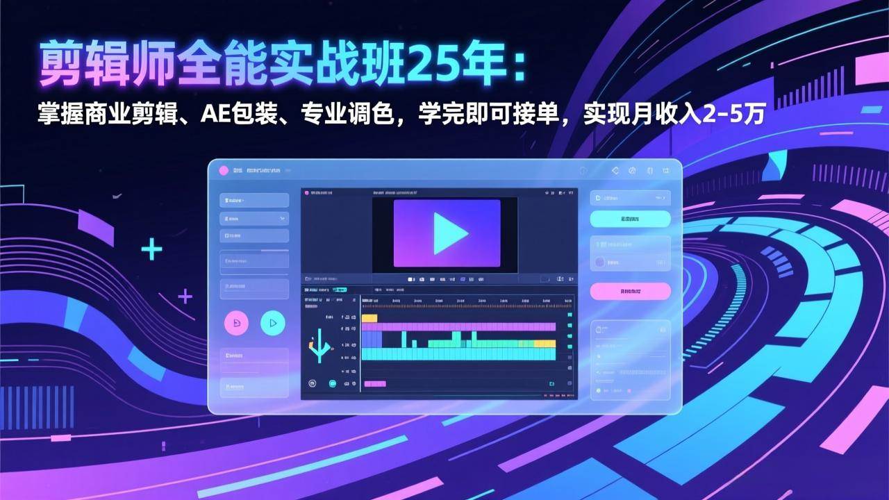图片[1]9-（17294期）剪辑师全能实战班25年：掌握商业剪辑、AE包装、专业调色，学完即可接单，实现月收入2-5万9-enhui99