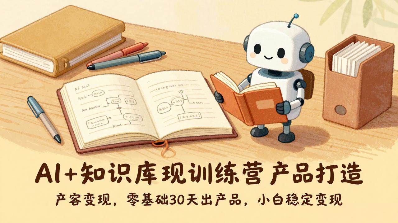 图片[1]9-（17323期）AI+知识库变现训练营，产品打造、内容创作、全平台变现，零基础30天出产品，小白稳定变现9-enhui99
