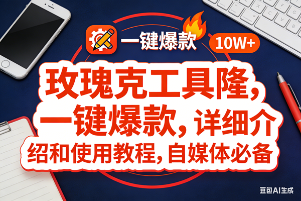 （17352期）玫瑰克隆神器，ai鲁大魔，自媒体必备工具，一键爆款神器，详细教程。9-enhui99