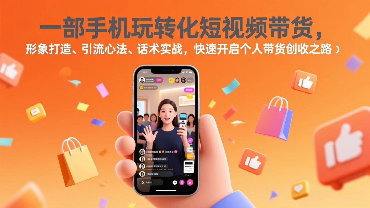 图片[1]9-（17356期）一部手机玩转化短视频带货，形象打造、引流心法、话术实战，快速开启个人带货创收之路9-enhui99
