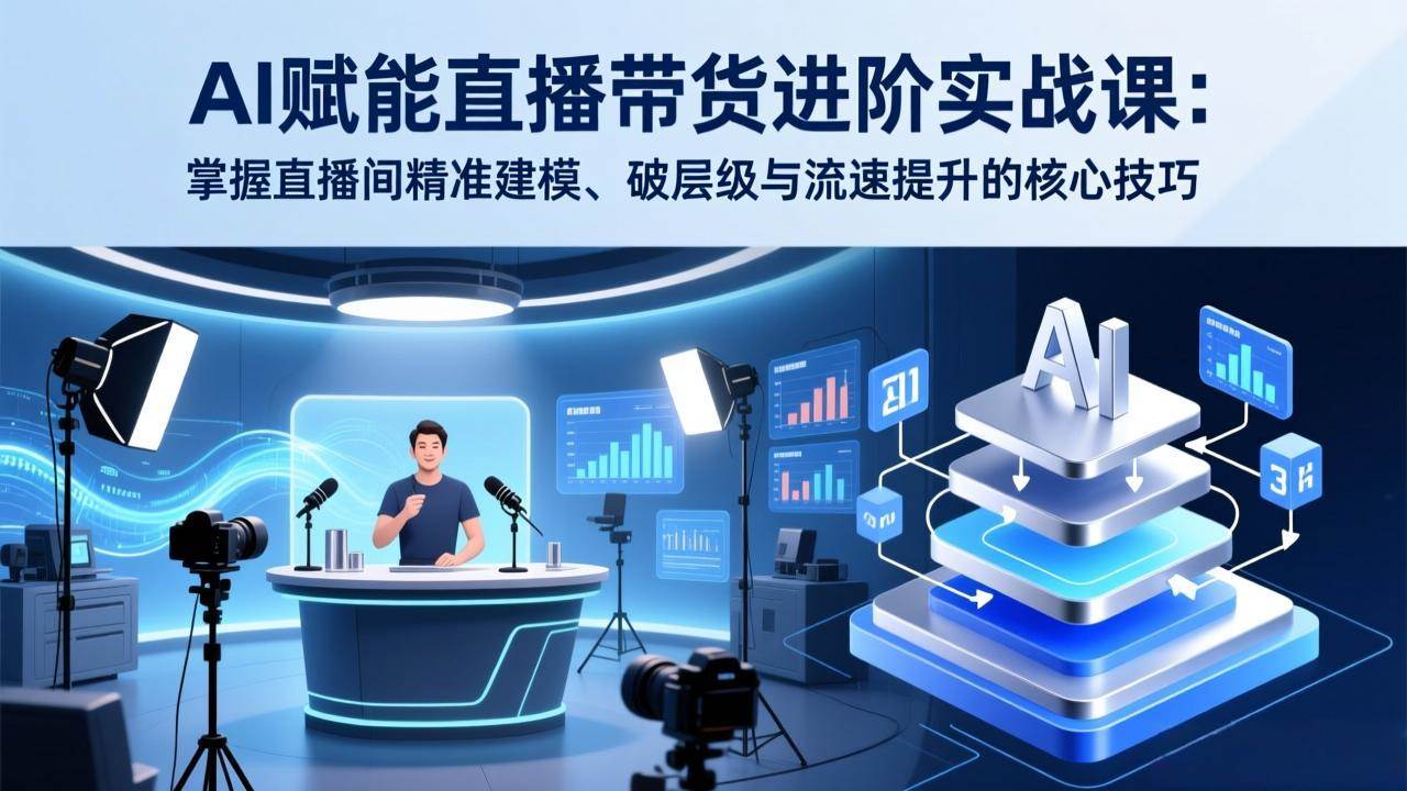 图片[1]9-（17405期）AI赋能直播带货进阶实战课：掌握直播间精准建模、破层级与流速提升的核心技巧9-enhui99