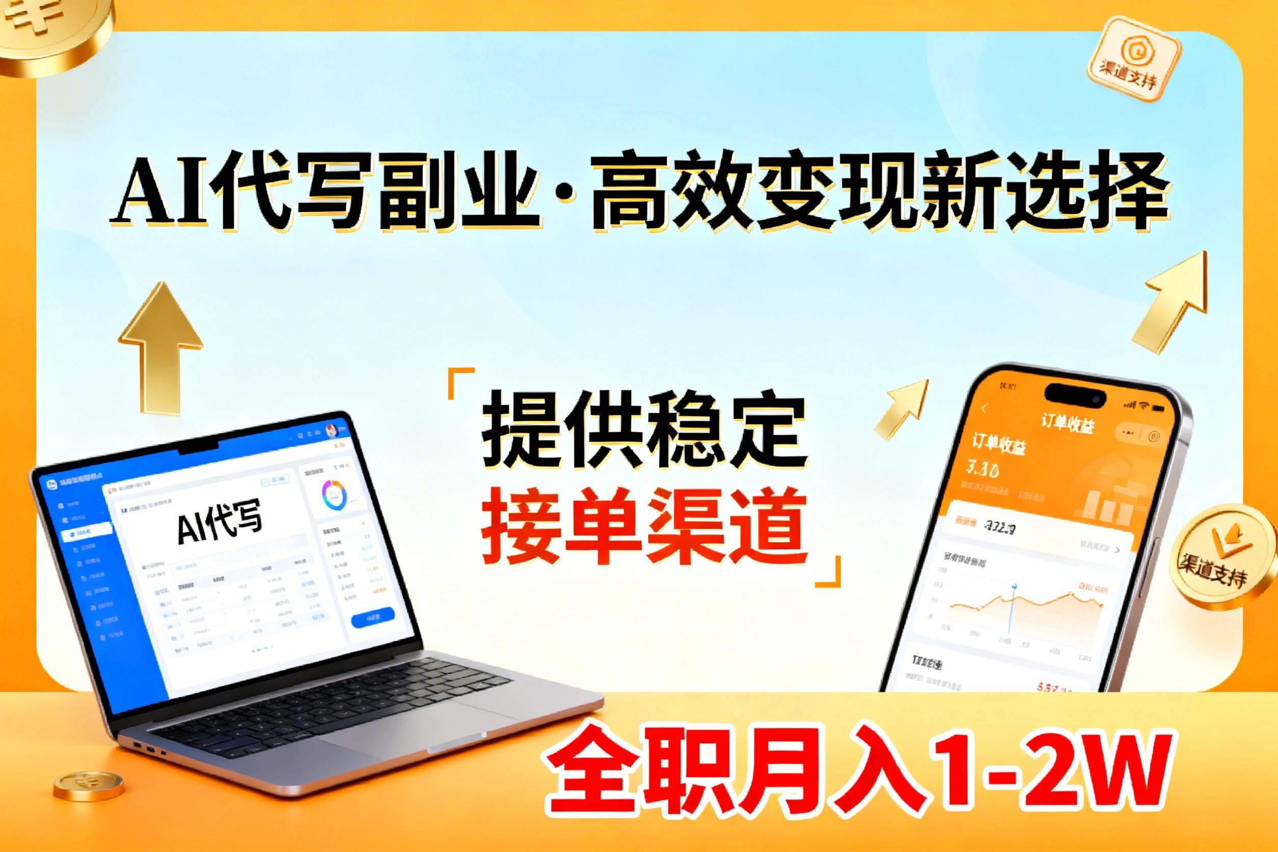 图片[1]9-（17446期）AI代写副业，高效变现，提供渠道，永不失业副业兼职 全职月入1-2W【SOP手册】9-enhui99