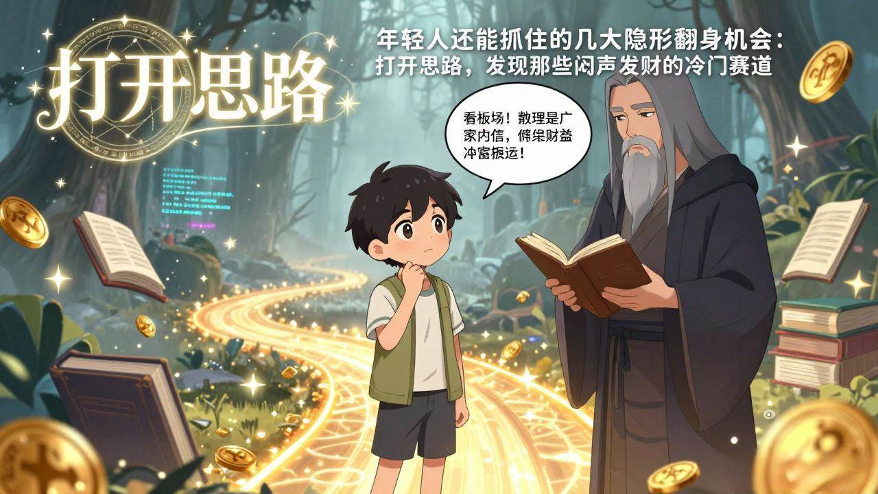 图片[1]9-（17471期）付费文1+2：年轻人还能抓住的几大隐形翻身机会：打开思路，发现那些闷声发财的冷门赛道9-enhui99