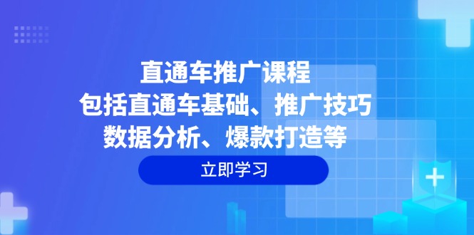 （14001期）直通车推广课程：包括直通车基础、推广技巧、数据分析、爆款打造等9-enhui99